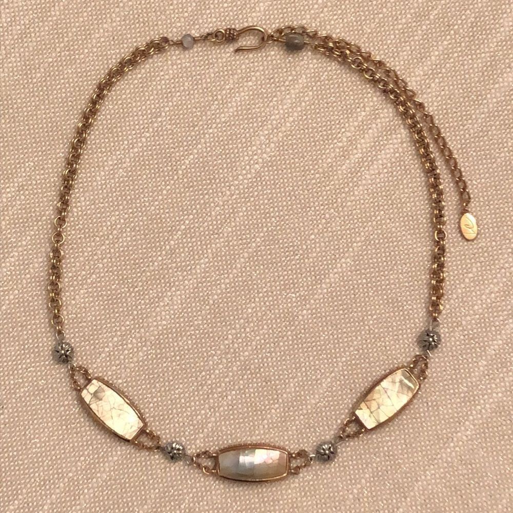 Liz Claiborne | Abalone Necklace | 17” Adjustable